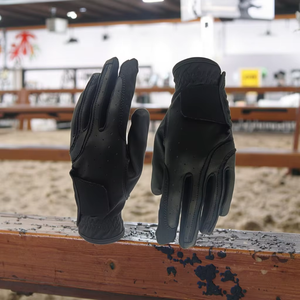 Siyah deri tam parmak bisiklet eldiveni Shunyu profesyonel CE sertifikalı nefes kaymaz spor dokunmatik ekran fabrika doğrudan - Product Image 3