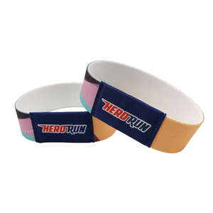 Bán Buôn 2020 <span class=keywords><strong>Elastic</strong></span> Wristband Tùy Chỉnh Triển Lãm Truyền Nhiệt In Ấn Logo Miễn Phí Kích Thước Dây Đeo Cổ Tay - Product Image 6