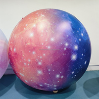 Ballon gonflable géant personnalisé en forme de lune, planète, ou boule, pour décoration de fête
