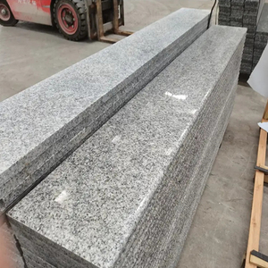 Gạch granite xám hiện đại bán buôn cho bậc cầu thang ngoài trời, bề mặt lửa, thân thiện với môi trường, thiết kế bền bỉ, giải pháp thiết kế đồ họa