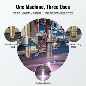 Découpeuse laser à fibre de type portique haute puissance 40 kW avec machine de découpe <span class=keywords><strong>plasma</strong></span> et flamme - Product Image 2