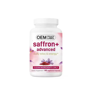Capsules de magnésium et safran en gros, les plus vendues, issues de l'usine OEM, supplément d'extrait pour le métabolisme des adultes (déconseillé aux femmes enceintes) - Product Image 1
