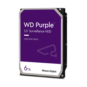 Wester n Digital Disque dur de surveillance violet de 6 To WD, disque dur interne, cache de 256 Mo-<span class=keywords><strong>WD63PURZ</strong></span> - Product Image 1