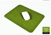Tapis de souris écologique à design personnalisé, tissu en feutre de polyester vierge, décoration de table et accessoire