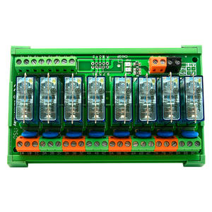 Localisateur de prix d'usine, module de <span class=keywords><strong>relais</strong></span> électromagnétique PLC 8 canaux <span class=keywords><strong>12V</strong></span>, installation de rail DIN, une ouverture et un fermée - Product Image 5