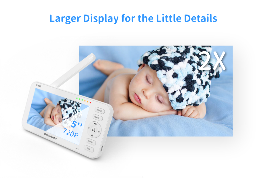 5 inch HD hot selling cheap good quality smartree reliable baby monitor factory