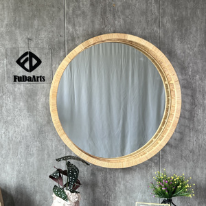 <span class=keywords><strong>80</strong></span> Hot Rattan Woven <span class=keywords><strong>Espejo</strong></span> <span class=keywords><strong>redondo</strong></span> Tejido a mano Innovador Natural Bohemio Colgante <span class=keywords><strong>Redondo</strong></span> Pared <span class=keywords><strong>Espejo</strong></span> de ratán - Product Image 1