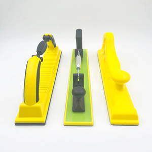 Large OEM/OBM Sanding <strong>Block</strong> Auto Body Repair <strong>Flexible</strong> Hand <strong>Sander</strong> Curved Surface Plastic Handle Black Self Adhesive Bottom Metal - Product Image 6