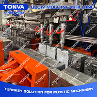 Machine de soufflage par extrusion automatique pour ampoules monodose en PE, connectées par bande, pour flacons et ampoules à presser en plastique