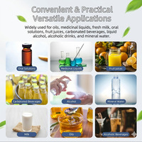 Remplisseur de liquide électrique à double buse 3,5 L/min GFK-280-2 |   Machine de remplissage quantitative précise pour flacons de parfum, d'huile et de boissons