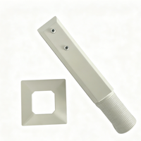 Support de fixation en acier inoxydable pour poteau de clôture de piscine, balustrade en verre, support de verre pour panneaux de 10 mm