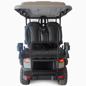 Voiturette de golf électrique de luxe 4 places, moteur 5KW, vitesse 30km/h, batterie lithium, capacité de charge 300kg, sièges silencieux et confortables, carrosserie élégante - Product Image 5