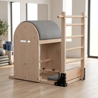 Baril d'escalade en bois pour Pilates, équipement professionnel d'étirement de la colonne vertébrale pour l'entraînement en studio