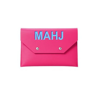 Portefeuille en cuir PU MAHJ, porte-cartes, pochette, étui de protection Mahjong, cadeau, portefeuille femme en cuir PU