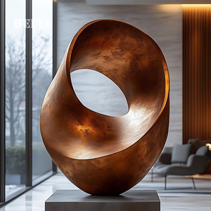 Otel/restoran/ofis için Metal sanat heykelleri-soyut büyük dekor-özelleştirilebilir - Product Image 1