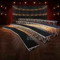Scène mobile pliable pour concerts en plein air, scène en forme d'araignée pour spectacles