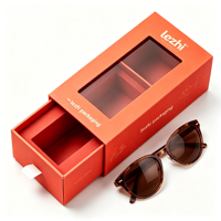Étui à lunettes rigide personnalisé avec logo, vente en gros, prix usine, boîte d'emballage cadeau pour lunettes de soleil, étui à lunettes