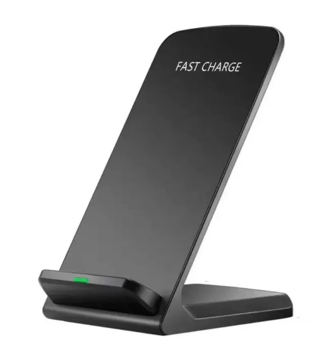 Mobile Phones Holder Wireless Charger 2 in 1 Qi Stand 10W Fast Wireless Charging Adapter for iphone 12 Charger