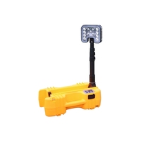 Tour légère portative rechargeable de la vente chaude 35W LED avec le mât télescopique pour l'éclairage portatif de secours de côté de construction