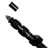 Singularxyz Mire de nivellement télescopique RTK GPS de haute qualité pour géomètres, 1,8 m, fixation rapide par vis, économique