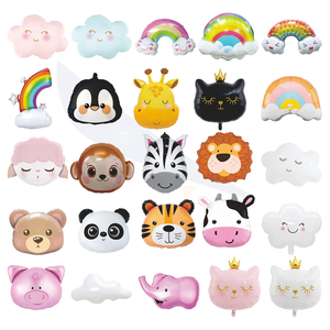 Palloncini a Forma di Testa di Animale in PET con Lamina, Personalizzati e all'Ingrosso, per Regali, Pubblicità, Matrimoni e Feste - Product Image 1