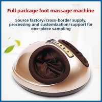 Masseur de pieds en gros, appareil de relaxation des pieds semi-fermé en forme d'œuf, masseur de semelles des pieds, machine de thérapie sans fil à télécommande