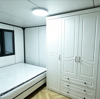 Maisons conteneurs préfabriquées en acier léger, prêtes à être expédiées, résidences modulaires mobiles, conception personnalisée