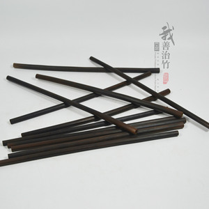 <b>Bamboo</b> <b>Straws</b> Deep Carbonization Reusable For Drinking Water Juice Coffee Stirring Chongqing Origin ZX 009 - Product Image 2