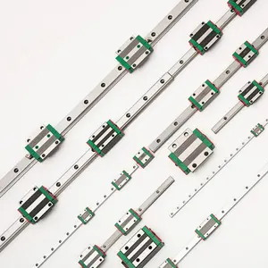 Hiwin Merk Directe Verkoop Lineaire Geleiderail Met Schuifregelaar Hiwin Hg Mg Bijvoorbeeld Rg Qh 15 20 25 30 35 45 55 65 Hiwin Lineaire Geleiders