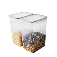 Conteneurs de stockage d'aliments en vrac hermétiques en plastique sans BPA extra larges de 9,5 L (321oz) pour l'organisation du garde-manger farine sucre riz céréales