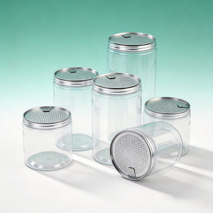 Pot à salade transparent en PET pour biscuits, aliments pour animaux, conserves, gelées, snacks – Contenant scellé 400 ml, 500 ml, 600 ml, 750 ml - Product Image 1