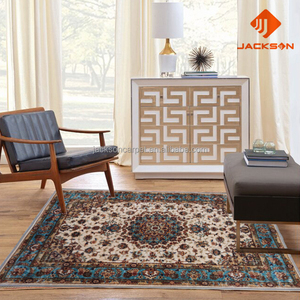 100% Polyester Phong cách cổ điển máy làm vòng cọc sàn thảm và thảm cho phòng khách - Product Image 2