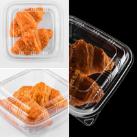 Fabricant de conteneurs d'emballage jetables transparents pour aliments transparents personnalisés boîte en plastique cadeau de pâtisserie PETCake
