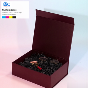Foldable Rigid Paperboard <b>Gift</b> <b>Box</b> for Luxury Handbag <b>Magnetic</b> Closure Premium Packaging Wholesale Custom Recycled Materials - Product Image 2