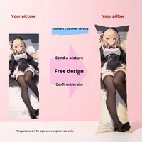 Dakimakura personnalisé imprimé Kurumi Tokisaki, coussin de corps sexy pour adultes, anime japonais hentai.
