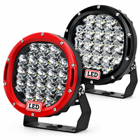 Phare de conduite LED rond de 9 pouces 408W, lampe de travail LED étanche robuste pour camions et véhicules tout-terrain