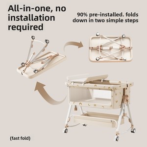 Littlebay có thể điều chỉnh kim loại bé bassinet & Giường cũi giường ngủ cho trẻ sơ sinh cho ngoài trời bệnh viện & ăn uống các ứng dụng - Product Image 4
