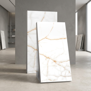 Azulejos de Porcelana Vitrificada Pulida Karnis White Design 600x1200 mm, Azulejos Modernos Antibacterianos y Resistentes a los Ácidos para Pisos y Paredes - Product Image 2