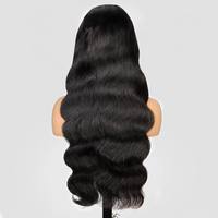 Perruque Lace Front HD 13x4 250% en Cheveux Vietnamiens avec Frange Effilée, Ondulations Souples et Volumineuses, Sans Colle, Longue, Toutes Couleurs