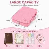 Housse de Bible personnalisée OEM ignifuge et étanche, boîte de rangement isolante thermiquement avec poignée et fermeture éclair, sac de rangement spécial