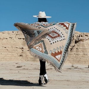 Dệt Jacquard Chăn Tùy Chỉnh Ném Thảm Boho Du Lịch Chăn Ngoài Trời Chăn Cắm Trại Mat - Product Image 2