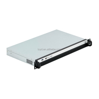 Boîtier de serveur 1U pour montage en rack, Mini ITX, profondeur 250 mm, alimentation flexible, 2 ventilateurs 4025, 1 baie de disque 3,5 pouces, 2 baies de disque 2,5 pouces, slot PCIe, USB 3.0
