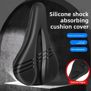 Mountainbike-Sattelbezug, verdickt, ultraweich, wasserdicht, Gesäßpolster, Rennrad-Sitzkissen, Fahrradausrüstung - Product Image 5