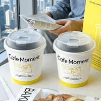 Gobelets en papier kraft à paroi simple, écologiques, jetables, de qualité alimentaire, avec logo personnalisé, anti-fuite, pour boissons chaudes et bière