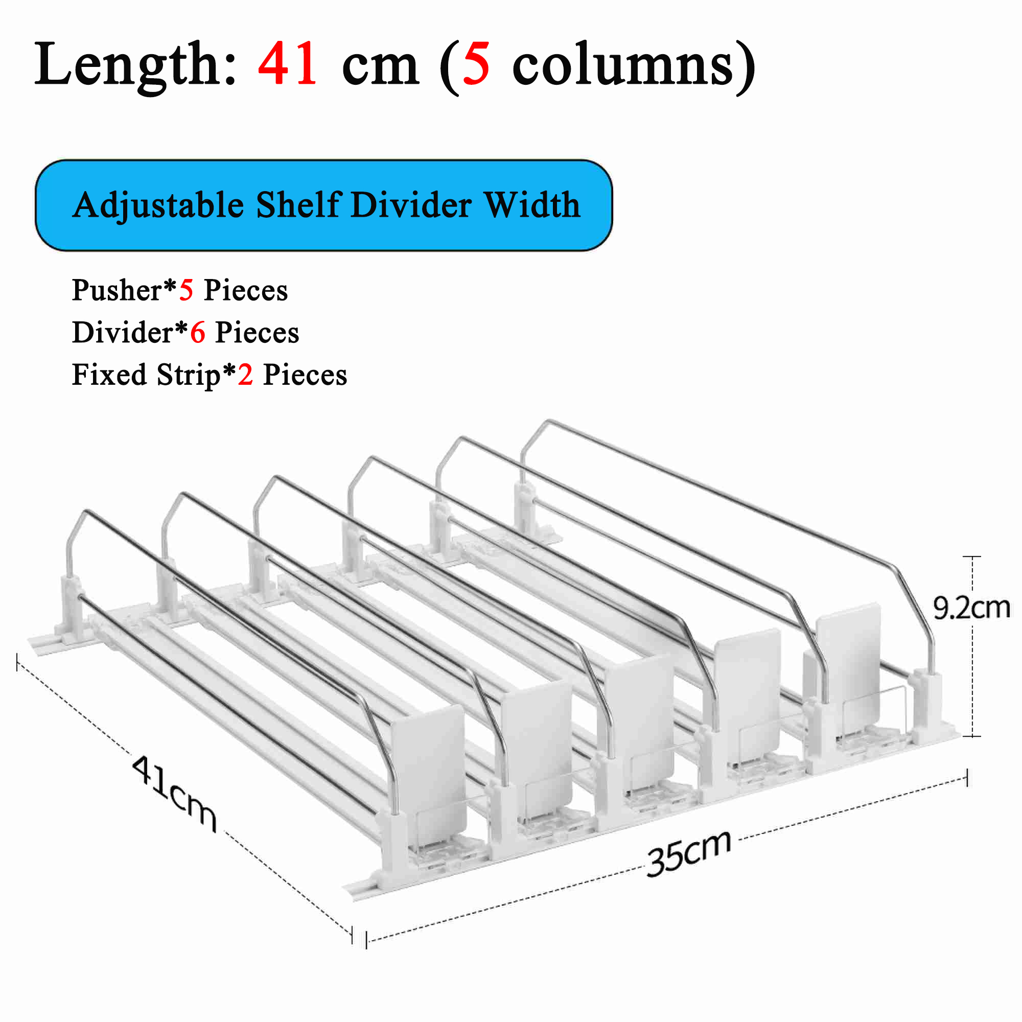 410*350*92 มม. (5 ตัวดัน)