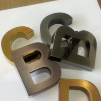 Logos et lettres de bâtiment rétroéclairés 3D personnalisés pour la publicité et l'éclairage Hôtels Bureaux Salles de conférence Instructions d'étage