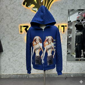 Tendencia Moda Cliente Demandó Mejor Edición Cremallera Sudadera con capucha Puff Impreso hecho en fábrica precio barato sudaderas con capucha hombres sudaderas con capucha - Product Image 1