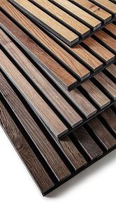 Vintage Slat Grille Panel Custom Durable Aluminum Alloy <b>Retro</b> <b>TV</b> Wall for Classic Living Room Decor - Product Image 2