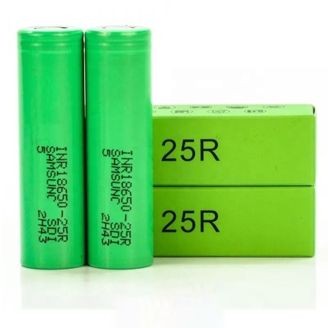 High Discharge 25R 18650 Battery 2500mAh Cell 3.7v for Power Tool Battery Packs