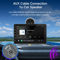 Pantalla Inalámbrica Carplay Portátil para Android Auto de 7 Pulgadas